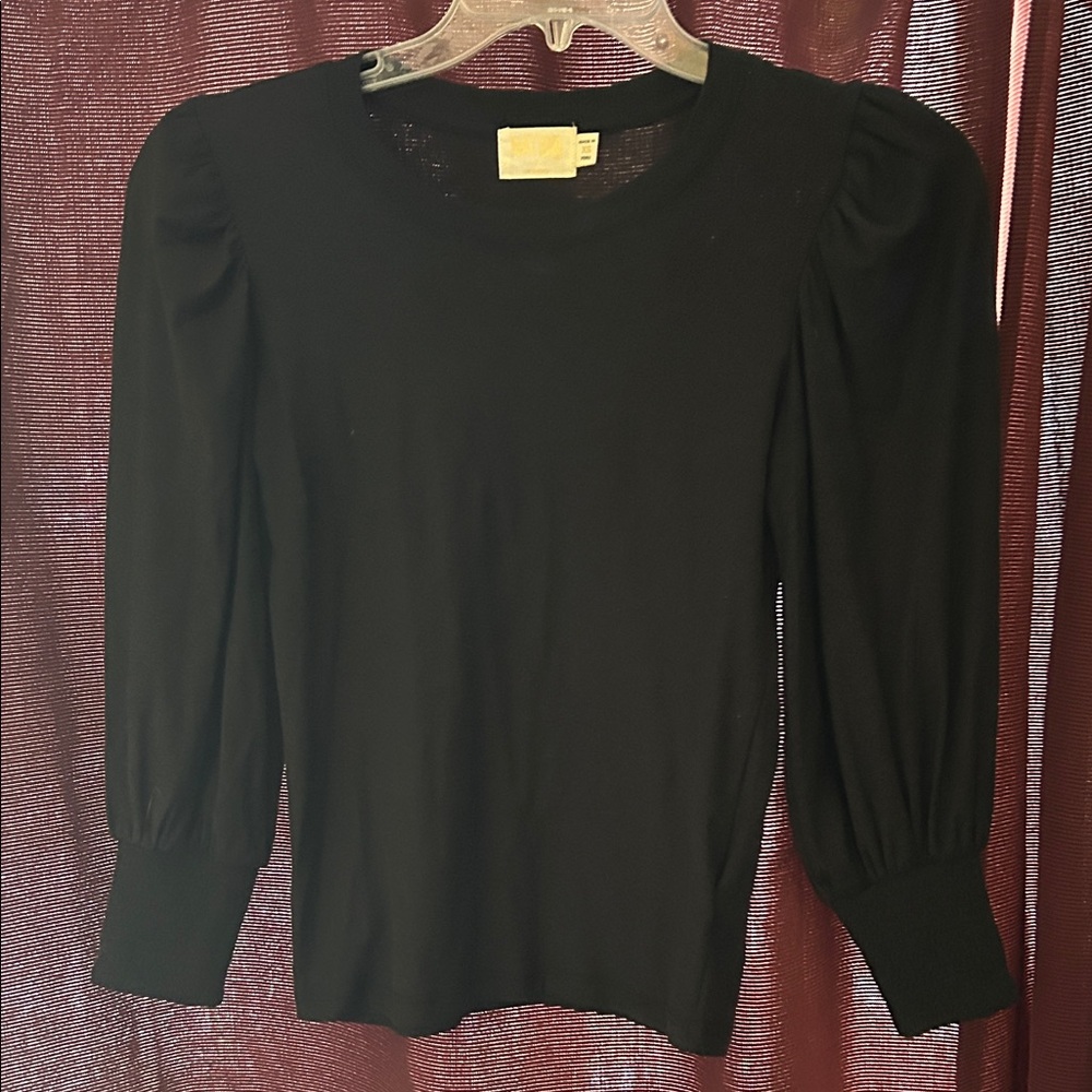 Nation LTD Black Long Sleeve Top